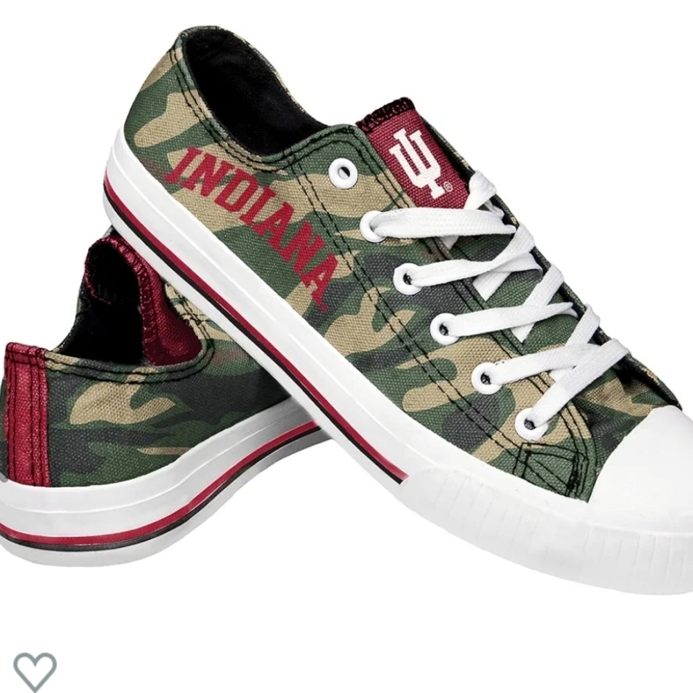 FOCO Indiana Womens Camo Low Top Canvas Shoe Size 7